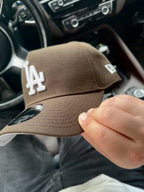 Gorra New Era Exclusiva Los Angeles Dodgers Classic Brown